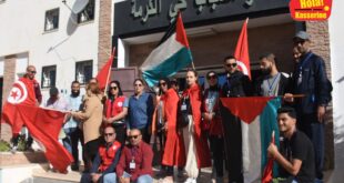 بالفيديو : القصرين :حملة مناصرة و مساندة و جمع تبرعات لفائدة الشعب الفلسطيني الشقيق